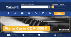 Desktop Screenshot of musitechinstrumentos.com.br